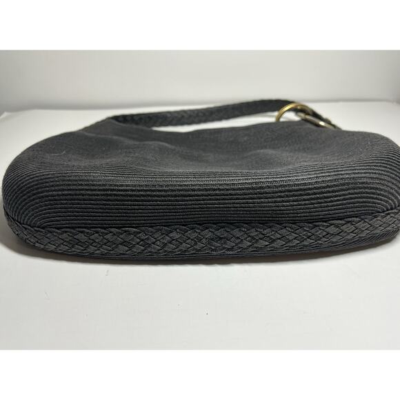 Eric Javits Light Black Woven Squishee Shopper Shoulder Handbag Tote Satchel - Picture 8 of 8